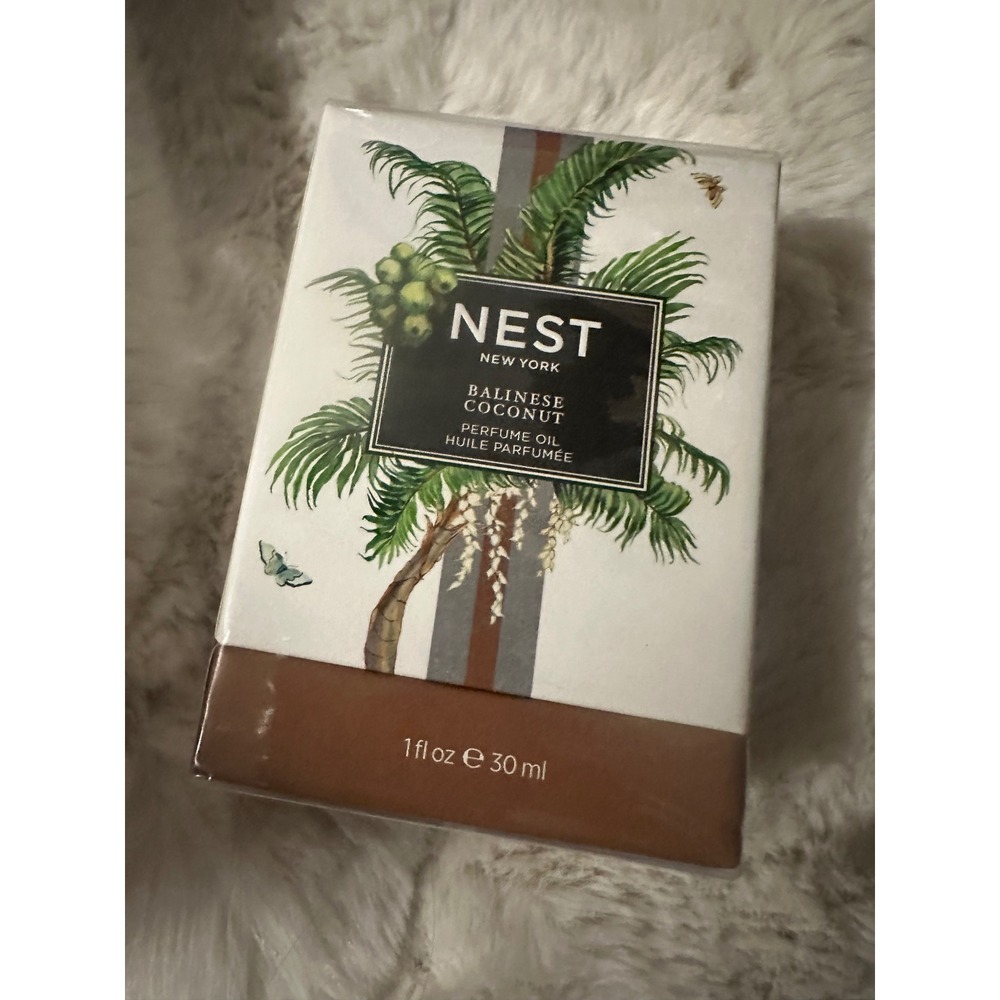 NEST New York Balinese Coconut Perfume Oil 1 fl oz 30 ml NIB Sealed